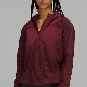 Lululemon Athletica Ready To Go Jacket - Red Merlot